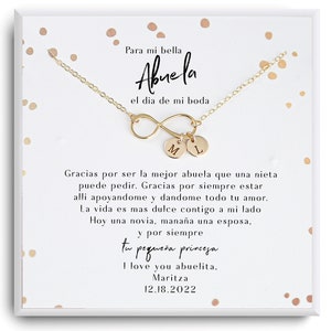 Para mi di di de mi boda Geschenk - Regalos para diboela de la Novia - Geschenk für Die Großmutter der Braut