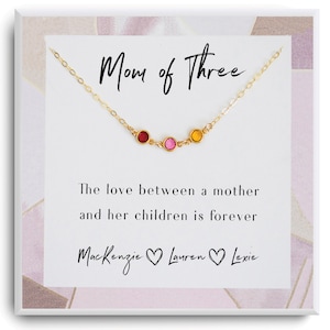 Mother of 1 3 2 4 daughters necklace Mother Daughter Gift Mom for Daughter Mom Mother Daughter Jewelry Mother of the bride - Mothers Day