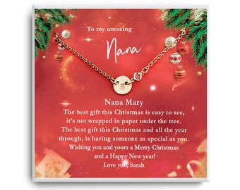 Christmas Gift for Nana - New Nana Gift Bracelet - Nana Bracelet - Gift for Grandma - Personalized Nana Gifts - Custom Gift for Nana
