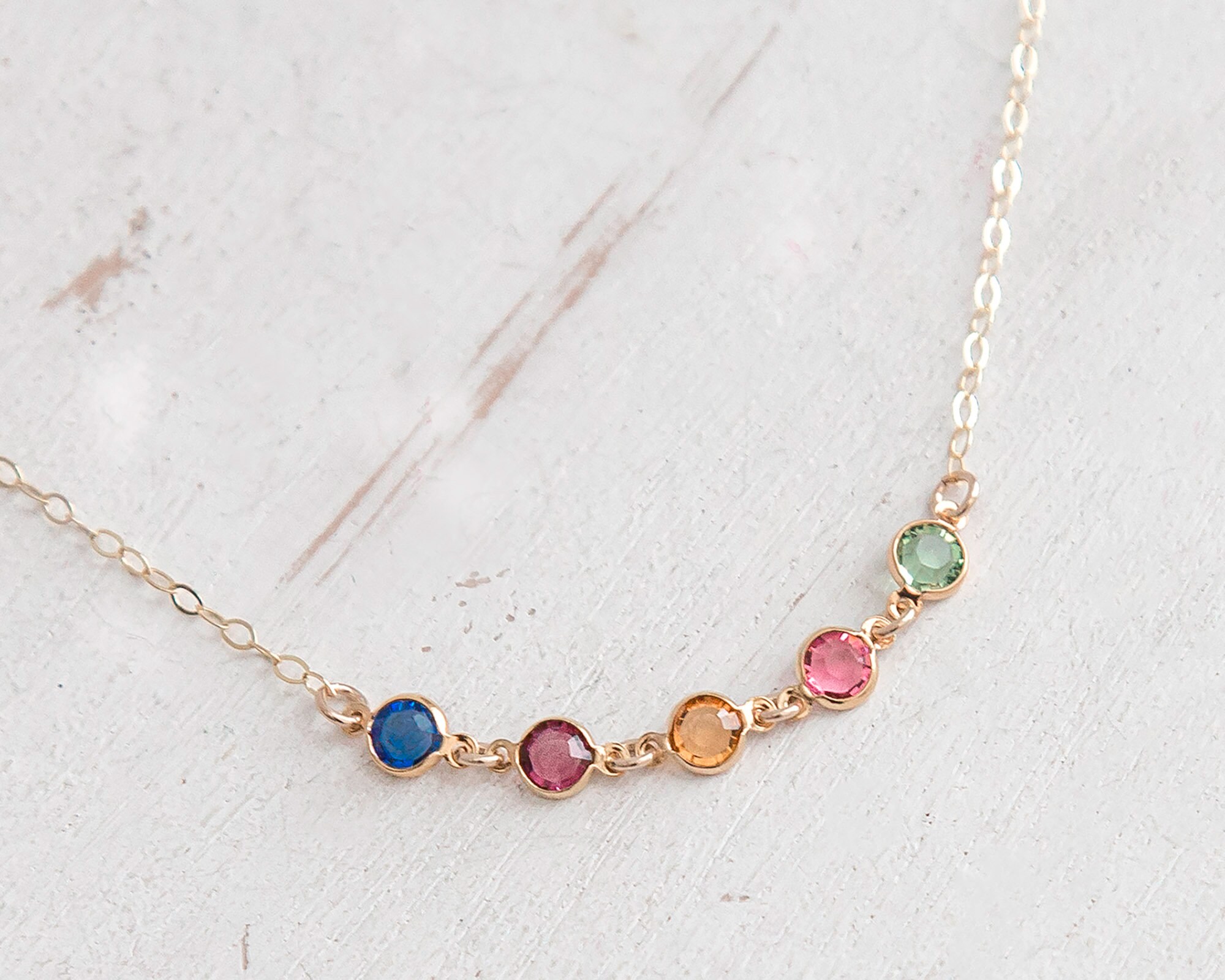 Grandma necklace outlet with birthstones