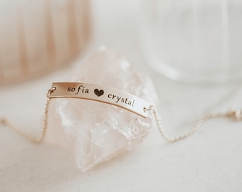 Bar Bracelet - Dates Initials - Personalized Bracelet- Gold, Rose Gold, Sterling - Gifts For Her - Engraved Name Bracelet - Gift for mom