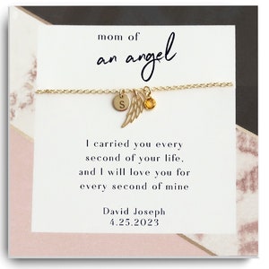Loss of baby Gift Bracelet - In memory of baby - Daughter Remembrance Bracelet - Infant memorial Gift - Grieving Mother - Mother of an angel