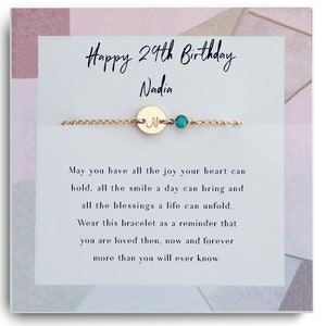 29th birthday Gift Bracelet - 29th birthday gift for women -Birthday Gift for her - Gift for 29 year old gifts - 29th Golden Birthday Gift