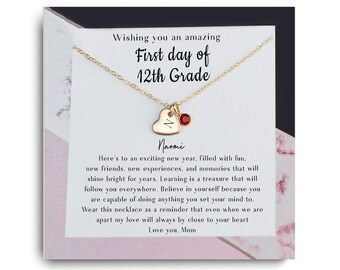 First Day Of Senior Year - 12th Grade - For Daughter - Back To School Gift -First Day Of 12th Grade - Back to School gift - Class of 2023