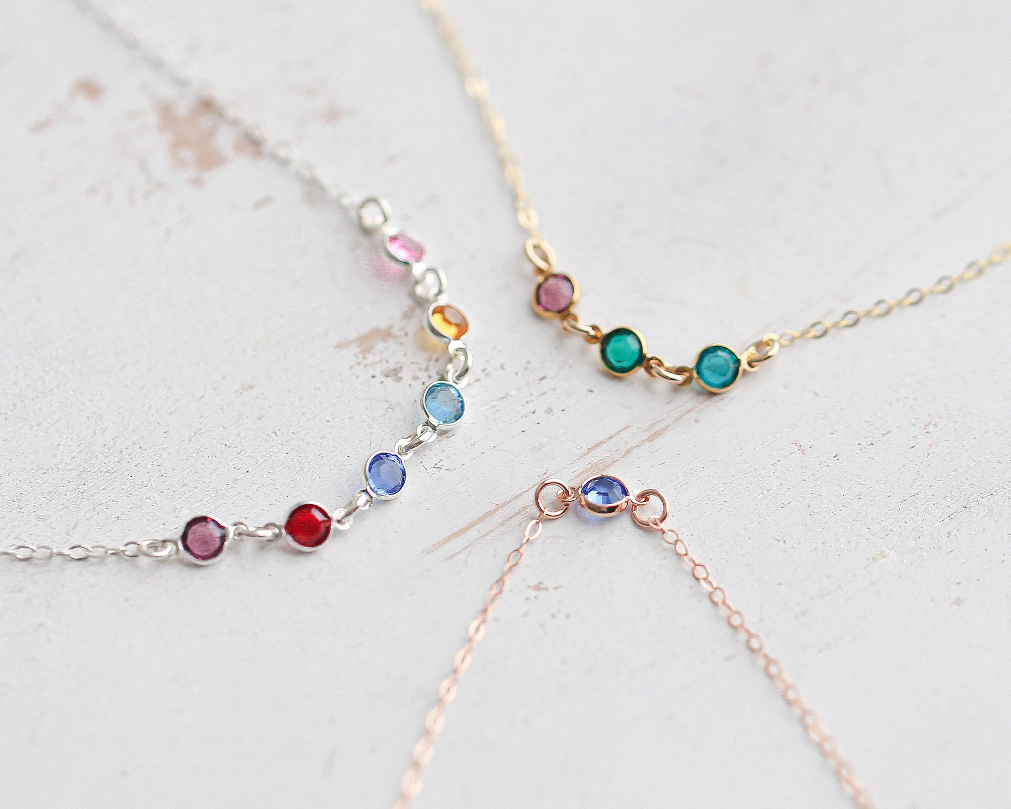 Mimi birthstone shop necklace