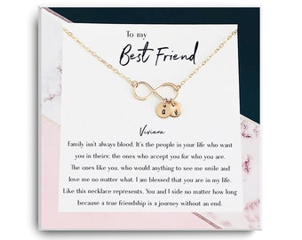 For Best Friend - Best friend Necklace - best friend Birthday - Long distance Best friend - Best Friend birthday - Best Friend jewelry