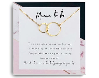 First Time Mom Gift - New Mom Gift Jewelry - Friends Pregnancy gift - New mommy Gift for first Mother's day - Expectant mother jewelry