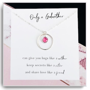 Godmother Necklace - Godmother Gift - Godmother Proposal - Birthday Gift - Fairy Godmother - Be my Godmother - Godmother request - Jewelry