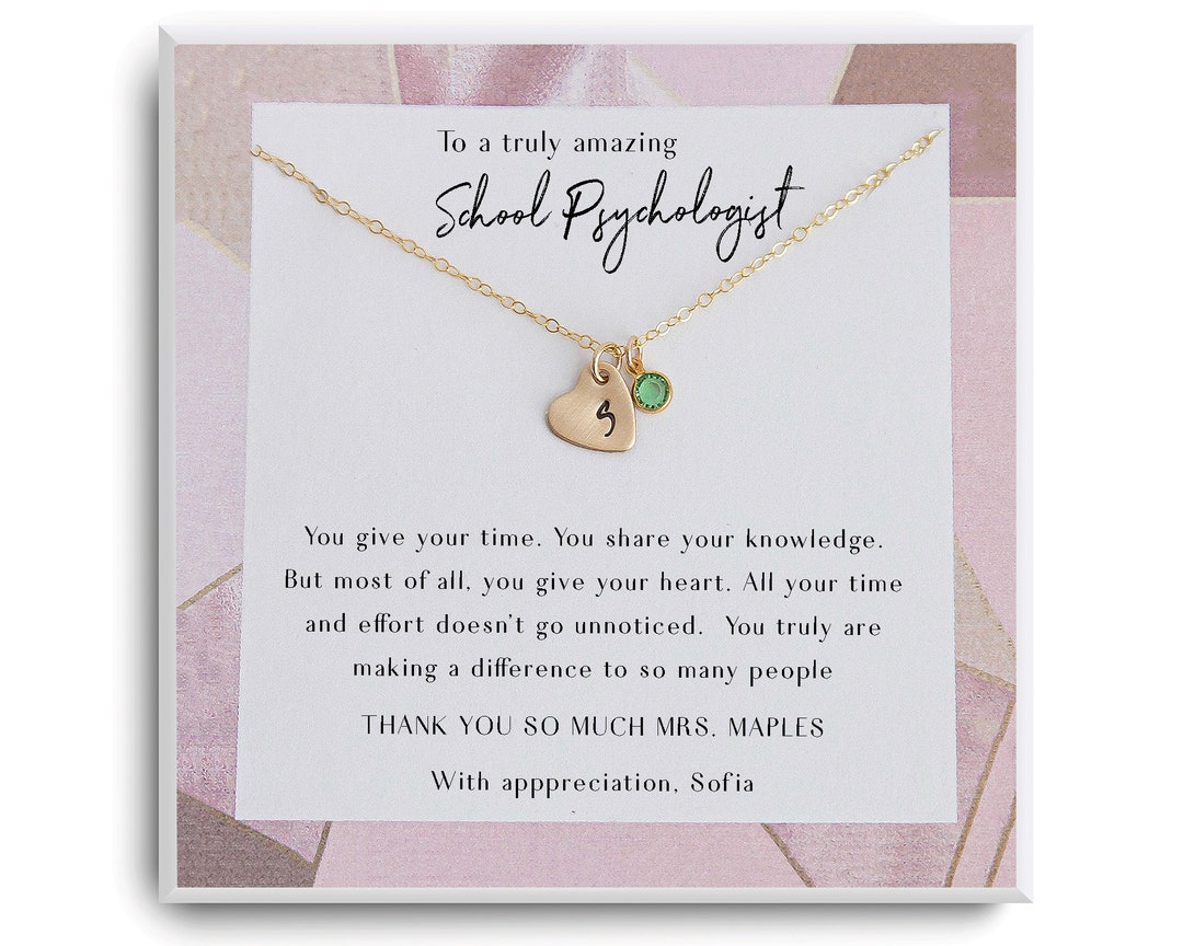 School Psychologist Appreciation Gift - Gift for School Psychologist ...