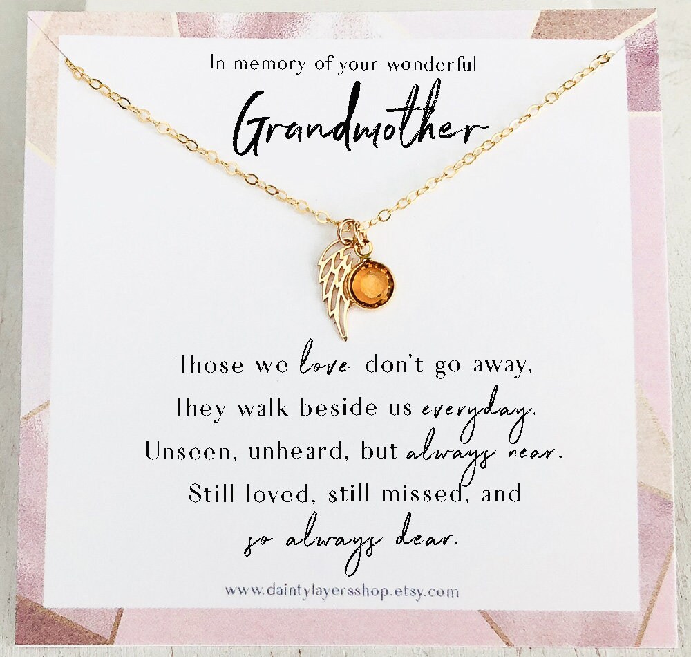 Loss of Grandmother Loss of Grandma Memorial Gift Grandma Etsy