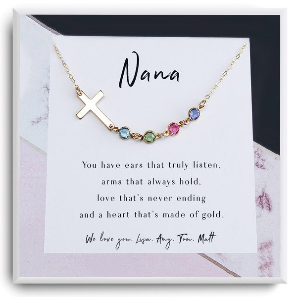 Nana necklace Gift - 14K Gold filled, Silver - Nana Gifts - Gifts for Grandma - Grandma Birthday Gifts - Grandmother Gift - Mothers Day gift