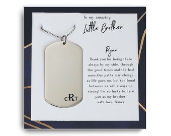Little Brother Gift - Gift for Little Brother from Sister - Younger Brother - Graduation Gift - Brother Birthday Gift - Brother Gift Ideas