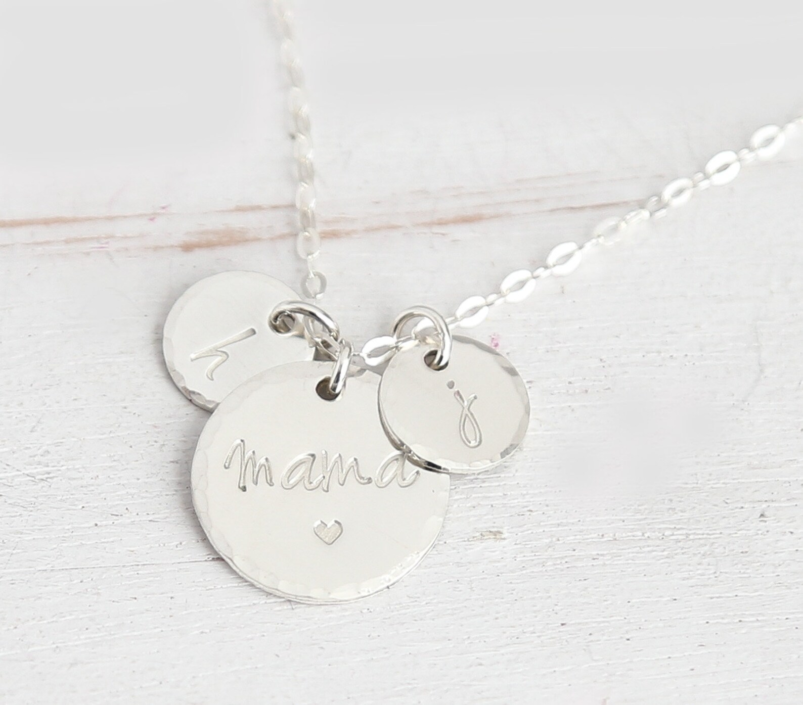 Mothers Day Personalized Mother Necklace With Initials Etsy