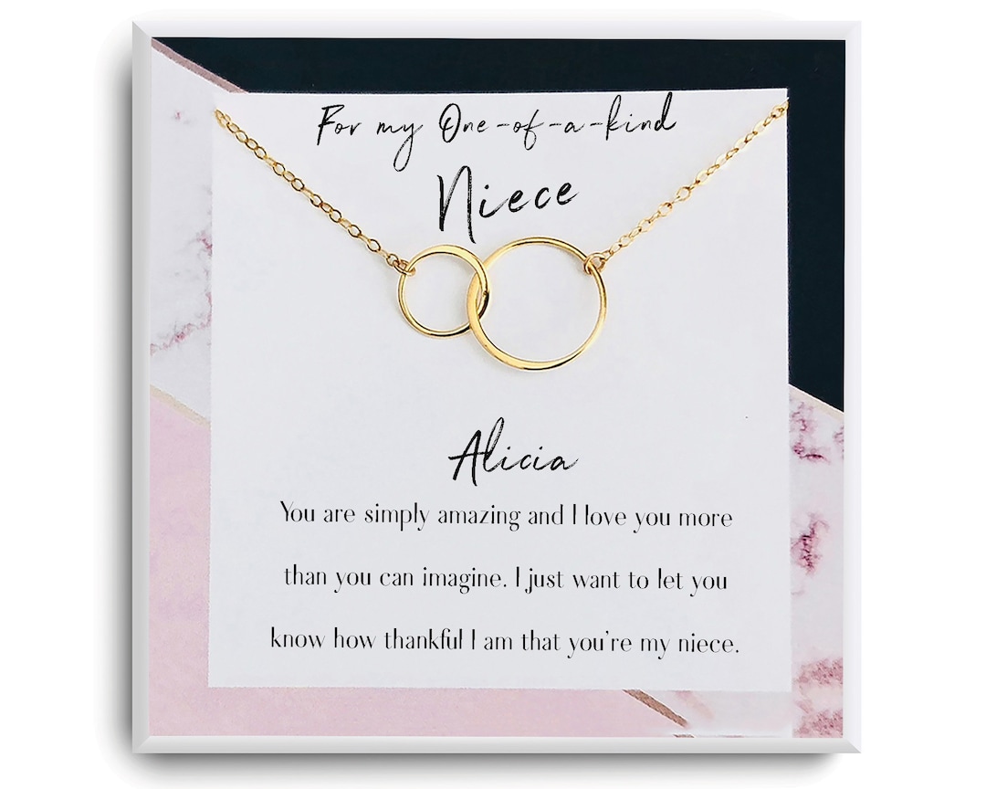 Niece Gift From Aunt - Niece Necklace - Niece Birthday Gift - Niece