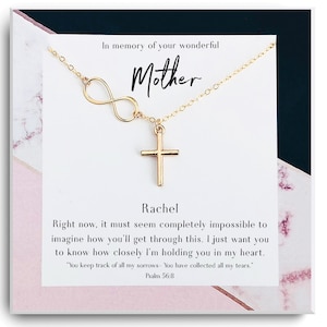 Memorial Gift Mom - Loss of Mother - In memory of mother Gift - Sorry for your loss necklace - Memorial Jewelry Mom - Condolence Gift