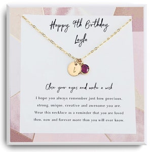 Cadeau de 9ème anniversaire - Collier de neuvième anniversaire - Cadeau pour fille de 9 ans - 9ème anniversaire d’or - Joyeux 9ème d’or - Cadeau pour fille