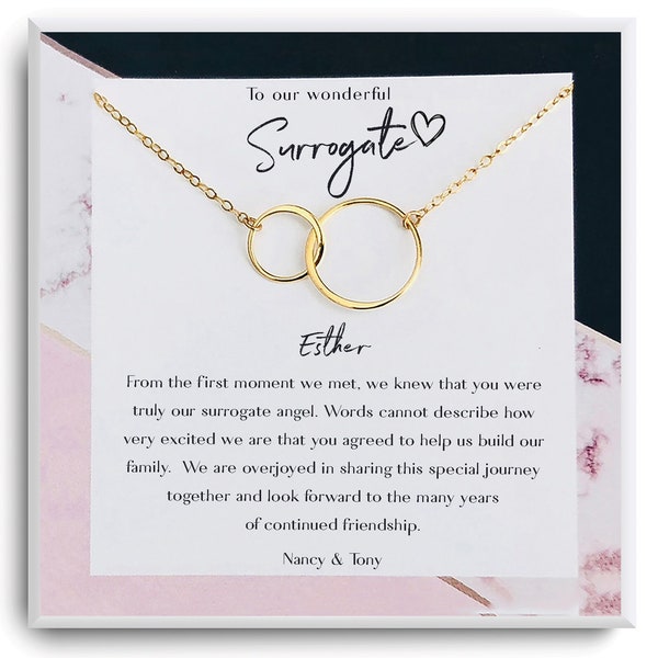 Surrogate Necklace - Gift for Surrogate - Surrogate Thank you Gift - Surrogacy Gift - Surrogate Gift - Surrogate Mom Appreciation Gift