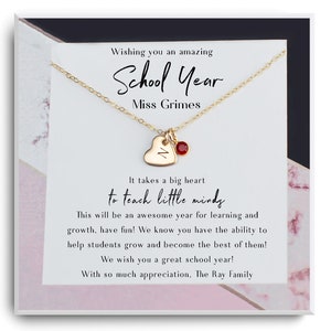 Teacher first day of school gift - Teacher Gifts  - Teacher Appreciation Gift - Personalized Gift for Teacher - Teacher Thank You Gift