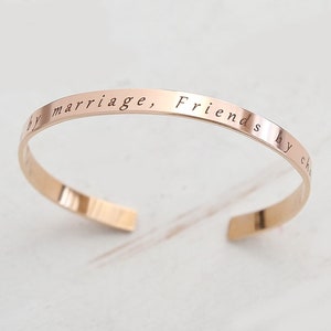 Sister in Law Gift - Sister Bracelet - Sisters by marriage, friends by Choice -  Wedding Day - Sister in Lay Birthday Gift - Gift from Bride