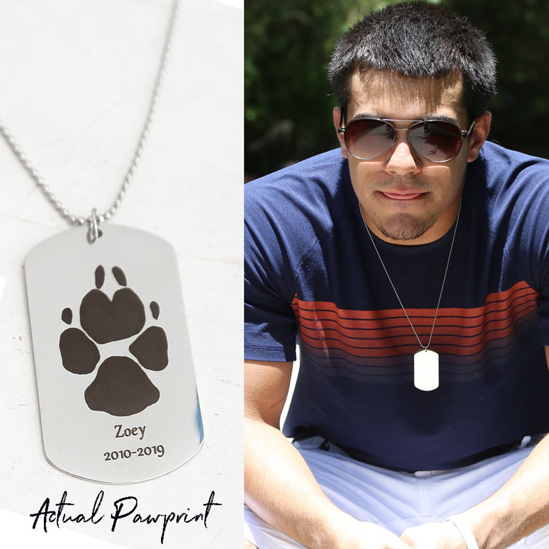 Pet Loss Necklace - Pet Memorial Gift - Loss of a Pet - Dog Memorial ...