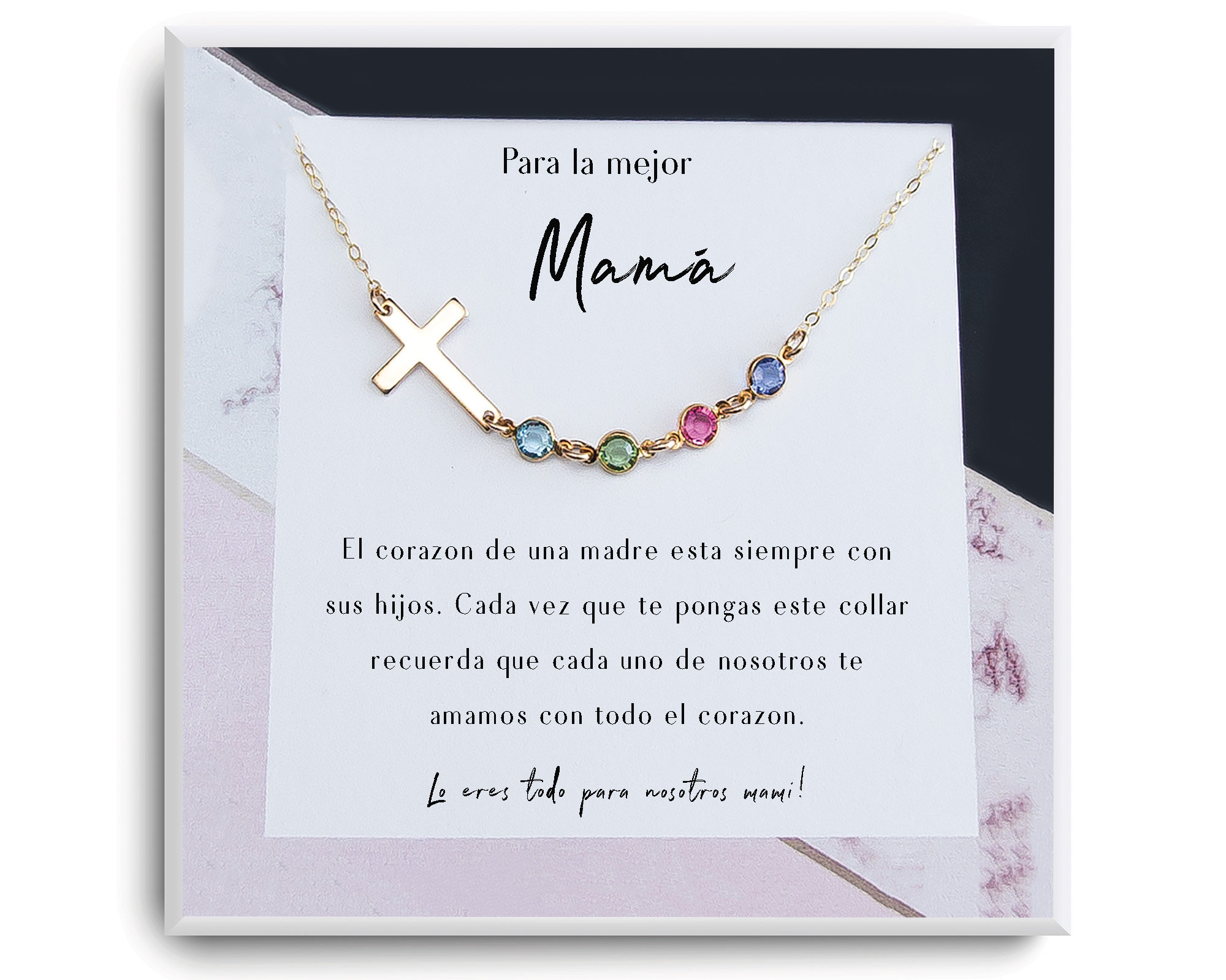 Regalo para Mamá, Madre Collar, Cumpleaños de la Madre Española