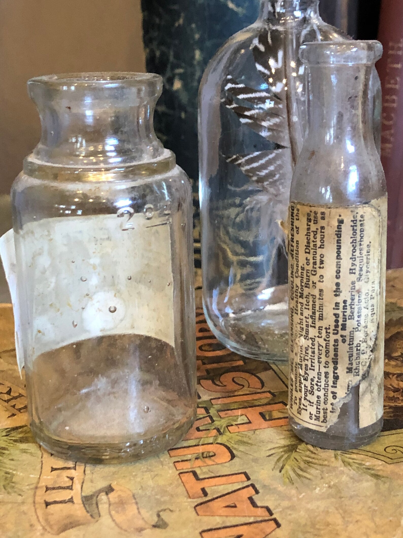 Conjunto de botellas de boticario antiguo botellas vintage | Etsy