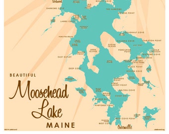 Moosehead Lake Depth Chart