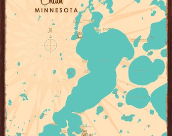 Gull Lake Depth Chart
