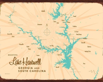 Lake hartwell lake art lake life lake house hartw Georgia lakes lake gifts