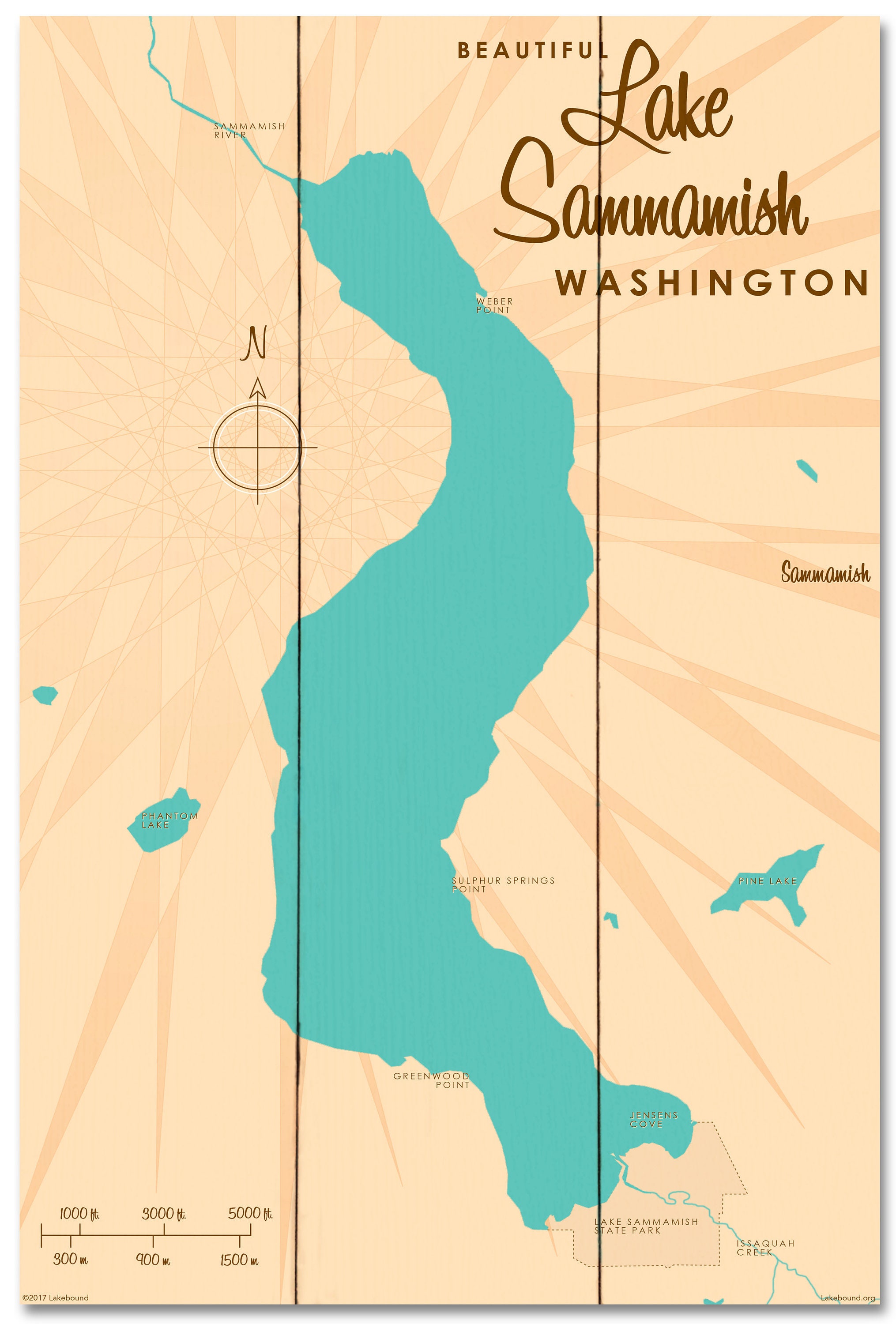 Sammamish River Map