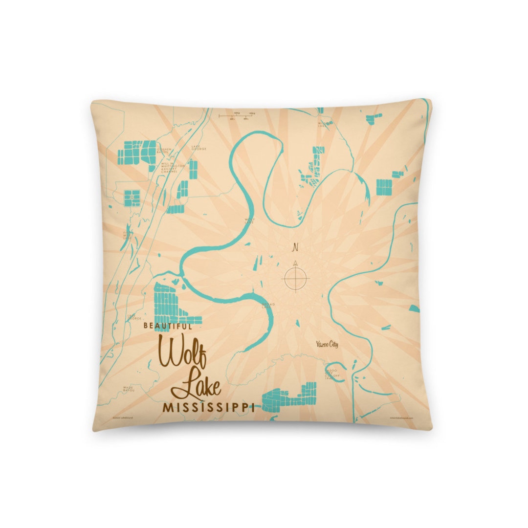 Wolf Lake Mississippi Lake House Décor Cabin Art Custom Etsy