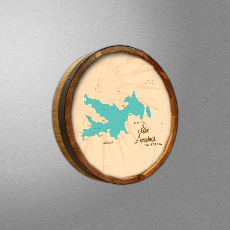 Lake Arrowhead California Lake House Décor Cabin Art Etsy