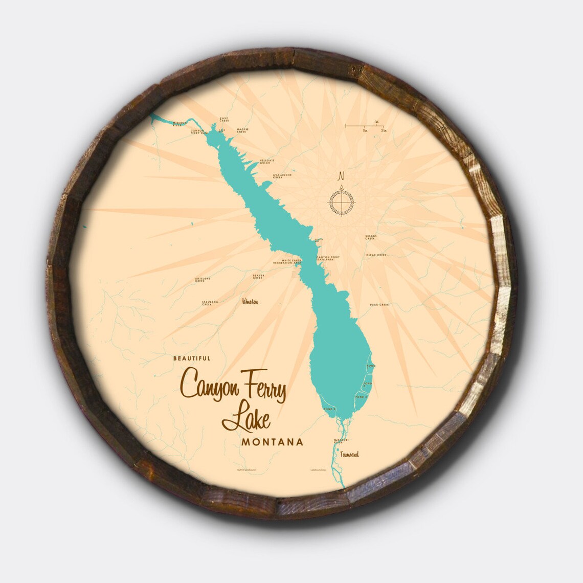 Canyon Ferry Lake Montana Lake House Décor Cabin Art Etsy