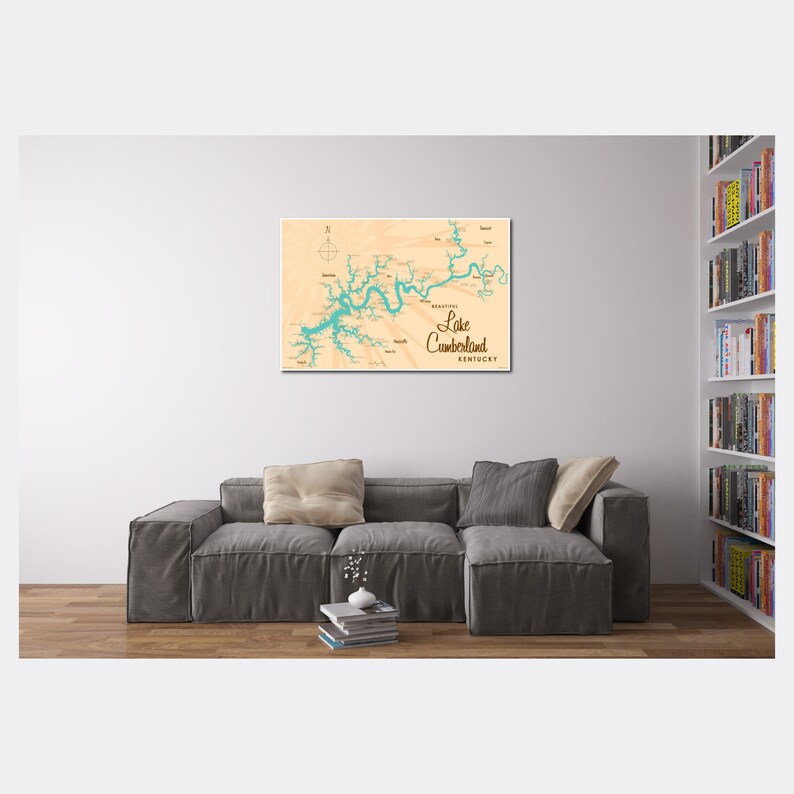 Lake Cumberland Kentucky Lake House Décor Cabin Art Etsy