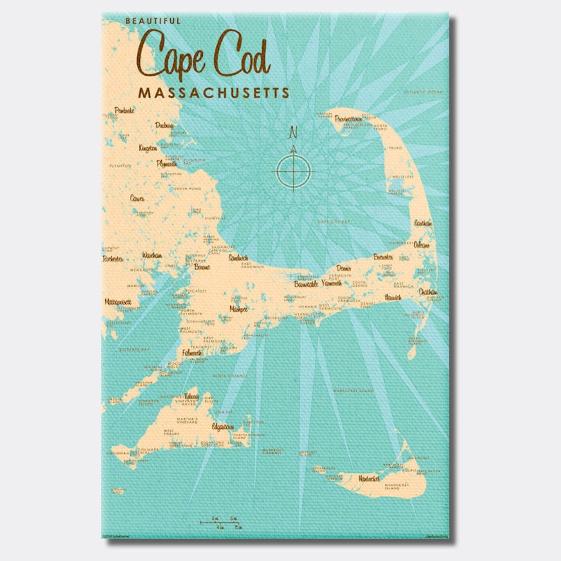 Cape Cod Massachusetts Lake House Décor Cabin Art Custom Etsy