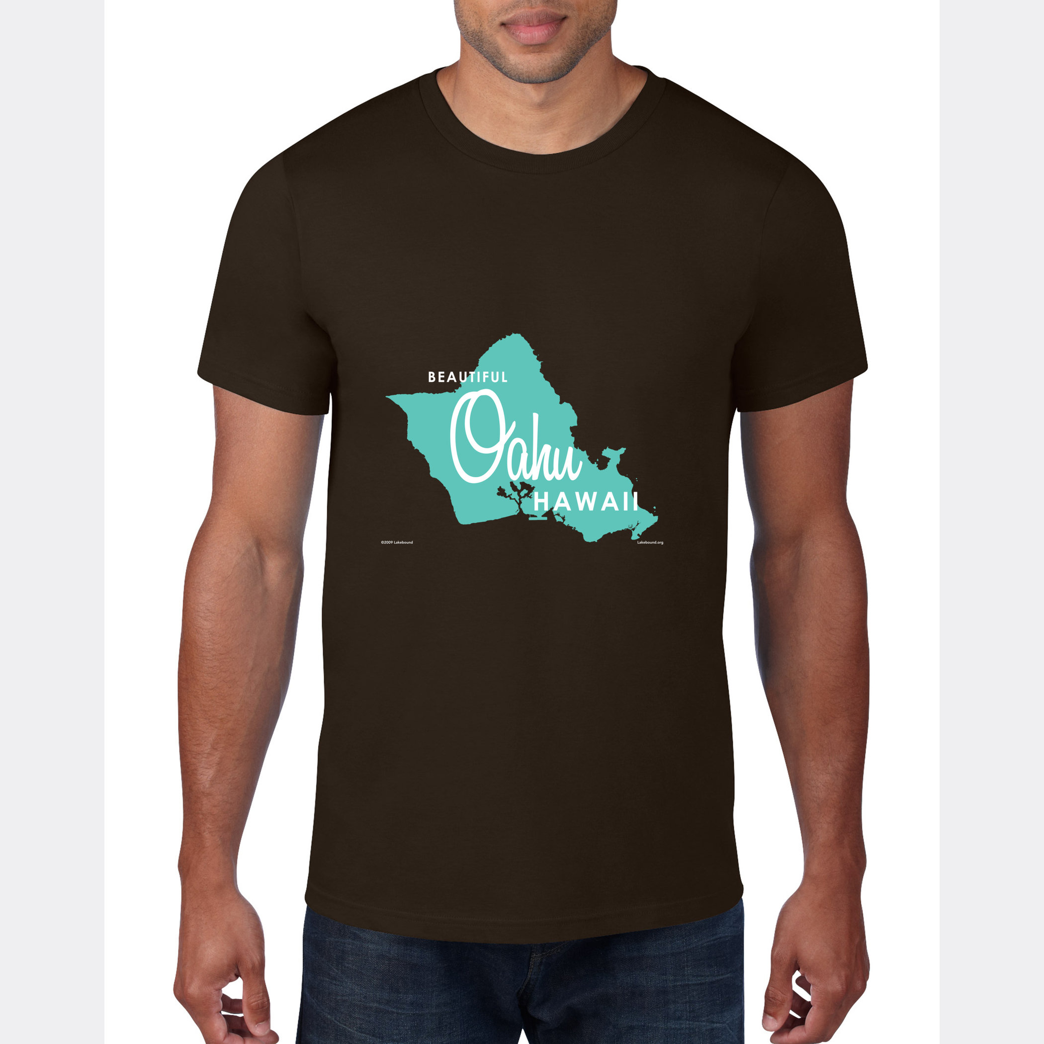 Oahu Hawaii TShirt Map Art Etsy