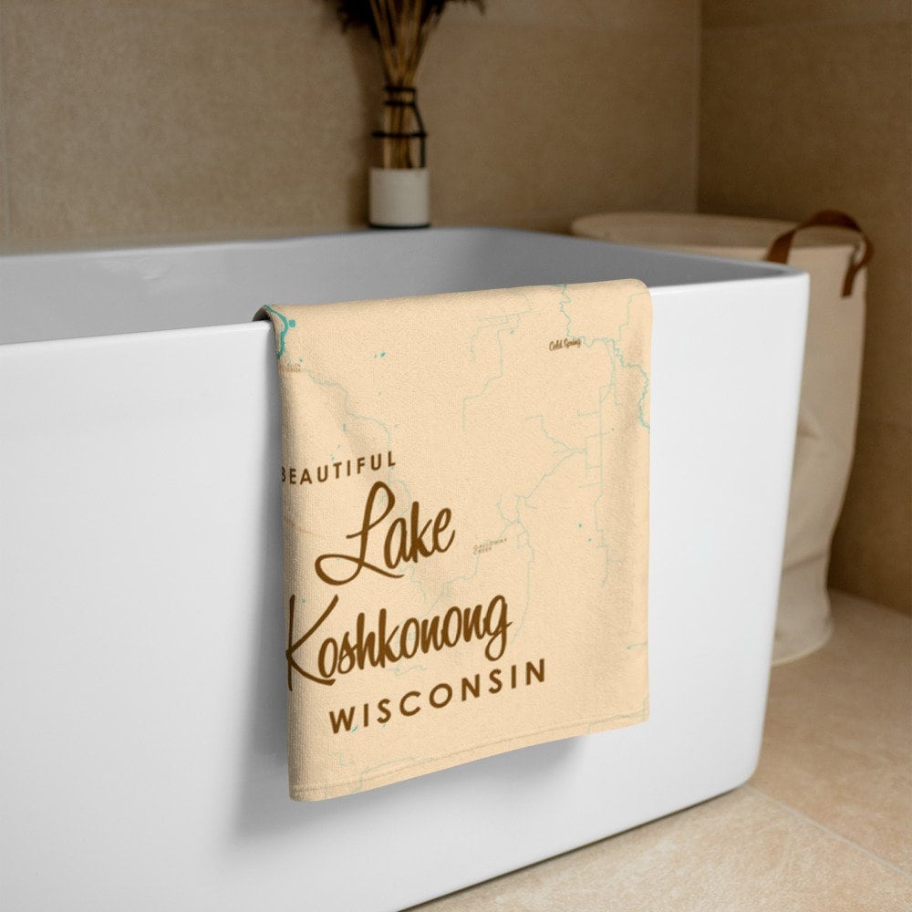Lake Koshkonong Wisconsin Beach Towel Etsy