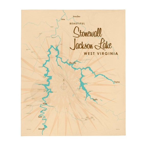 Stonewall Jackson Lake West Virginia Lake House Décor Etsy