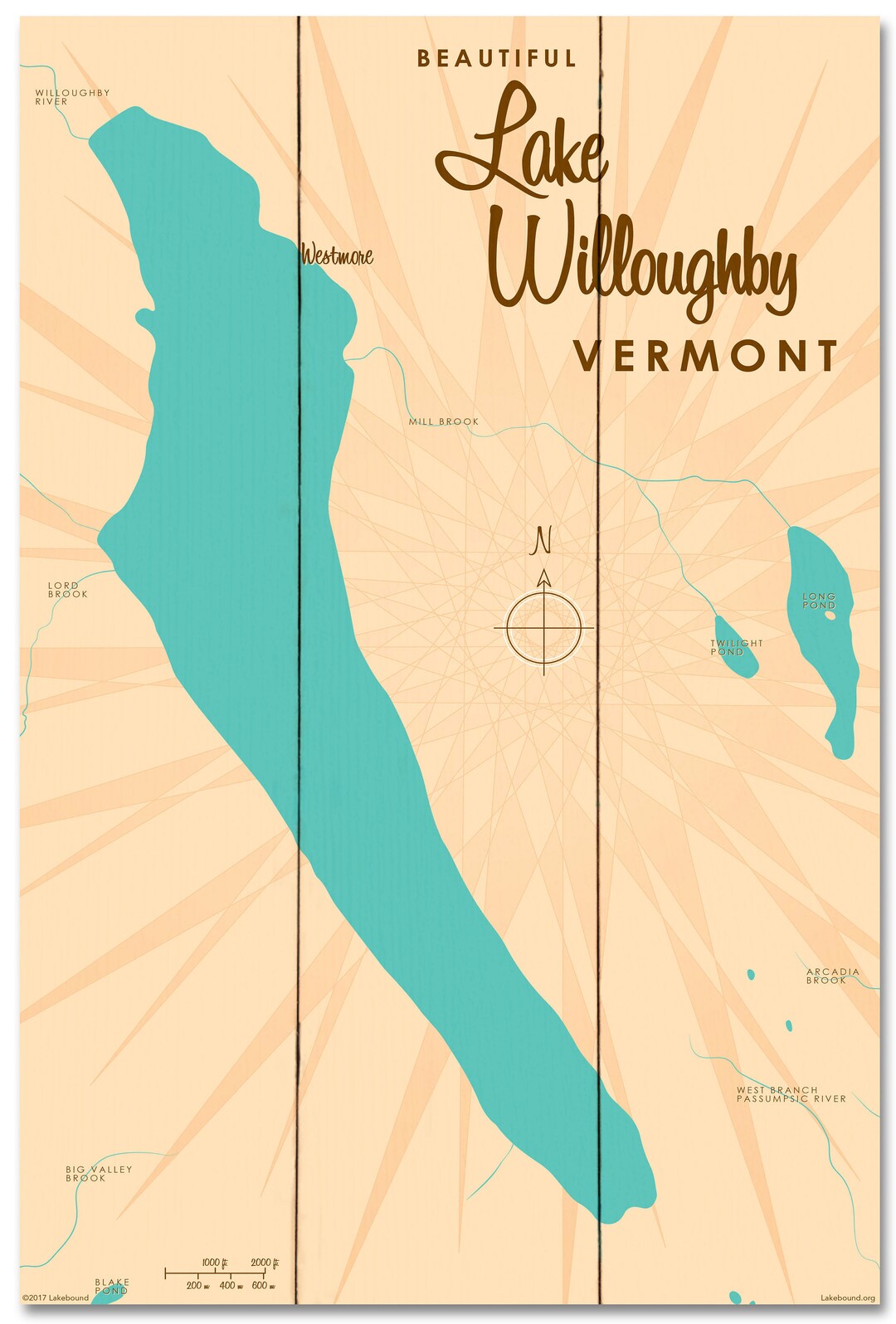 Lake Willoughby Vermont Lake House Décor Cabin Art Etsy