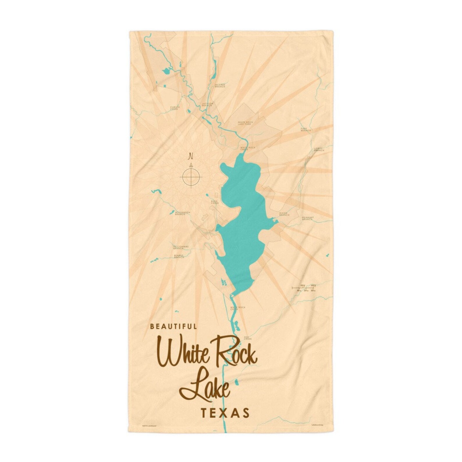 White Rock Lake Texas Lake House Décor Cabin Art Custom Etsy