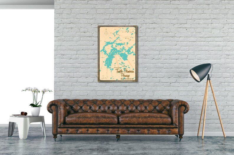 Turtleflambeau Flowage Wisconsin Lake House Décor Cabin Etsy