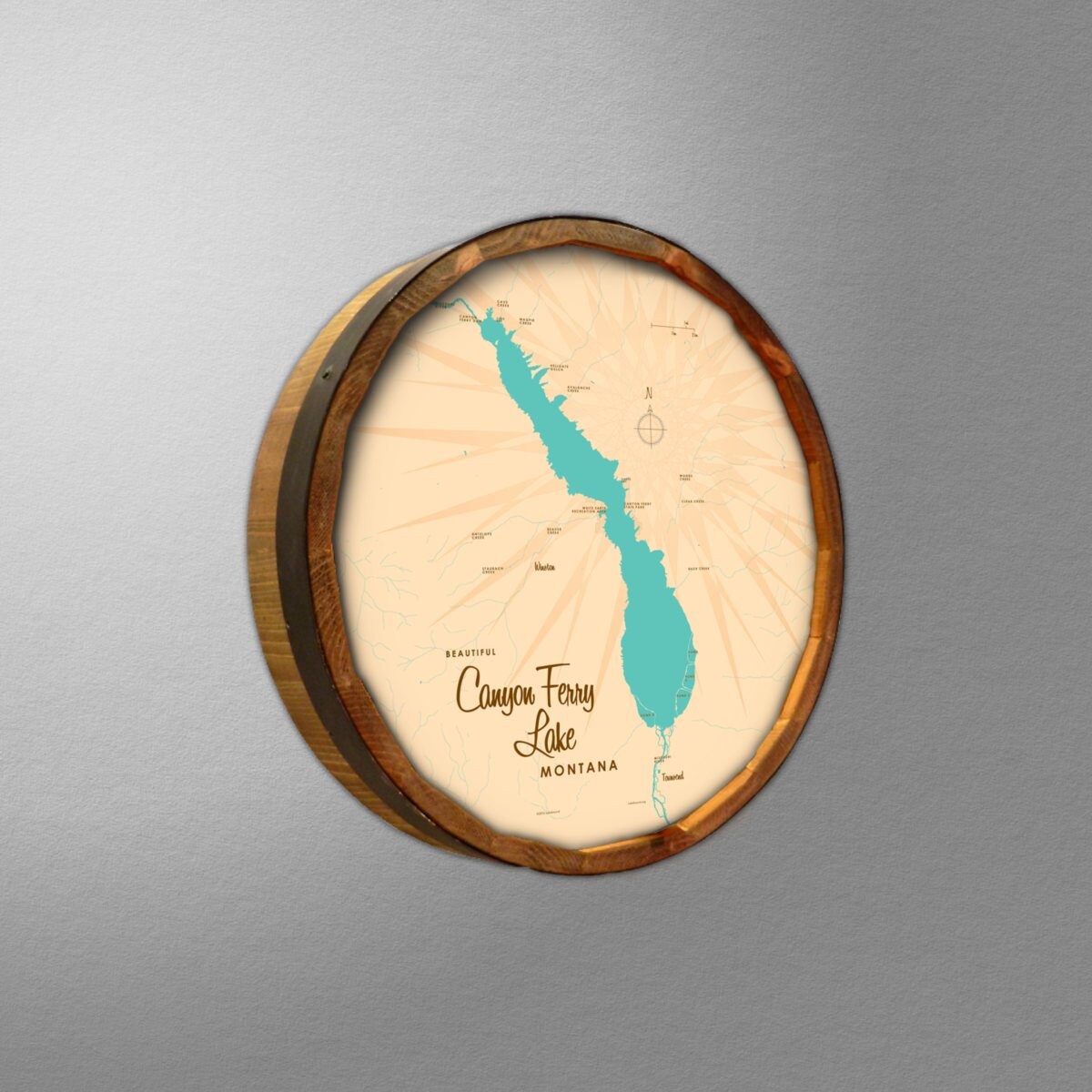 Canyon Ferry Lake Montana Lake House Décor Cabin Art Etsy