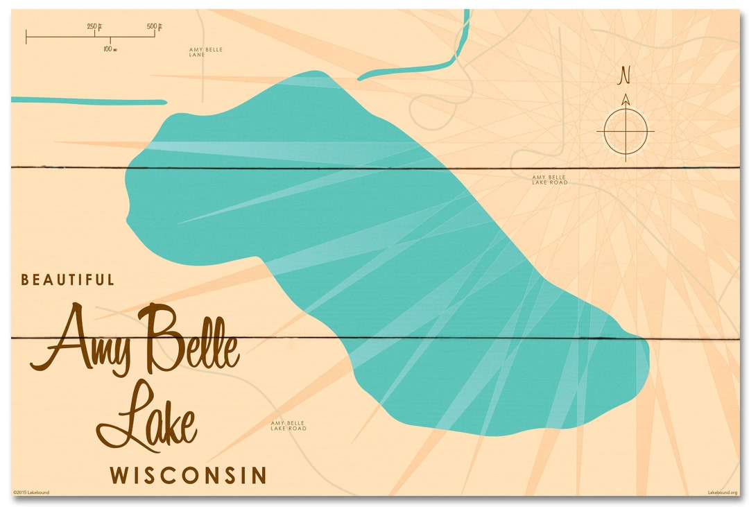 Amy Belle Lake Wisconsin Lake House Décor Cabin Art Etsy