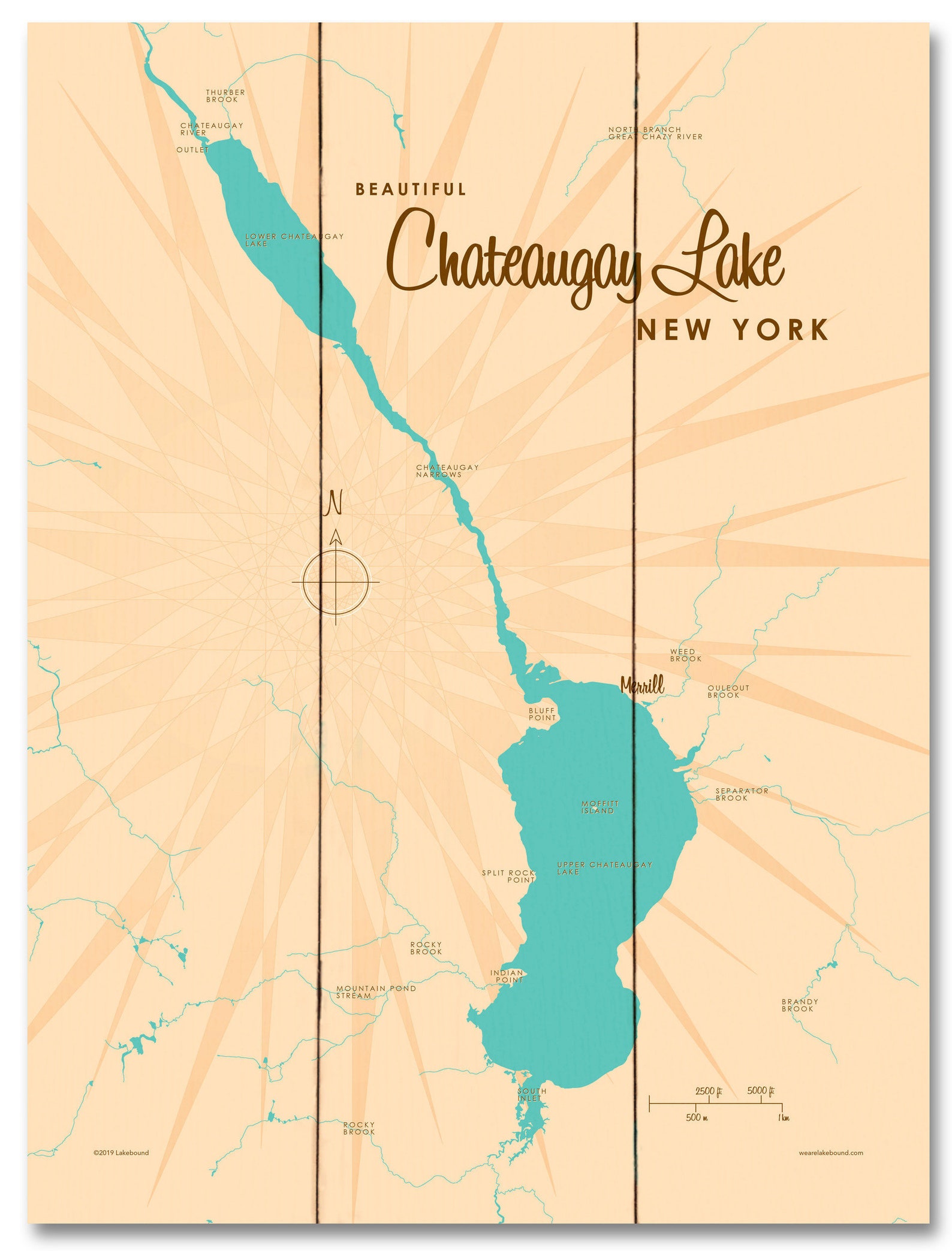 Chateaugay Lake New York Lake House Décor Cabin Art Etsy