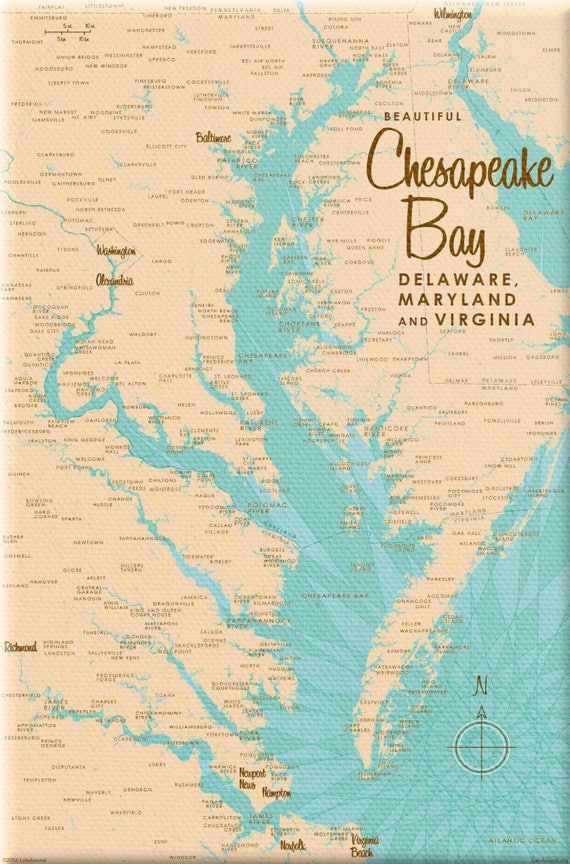 Explore The Chesapeake Map Of The Chesapeake Bay