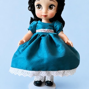 1800 Disney Animator Silk Doll Dress with Pantloons