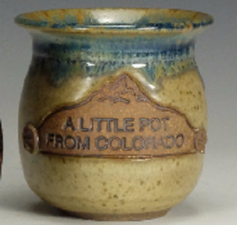 Adorable little pots makes great Colorado gifts for Colorado weddings A Little Pot from CO ships FREE image 1