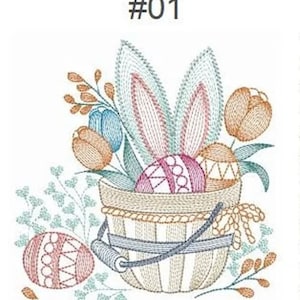 Embroidered Quilt Blocks - Easter Delights Quilt Blocks - Choose your designs and sizes