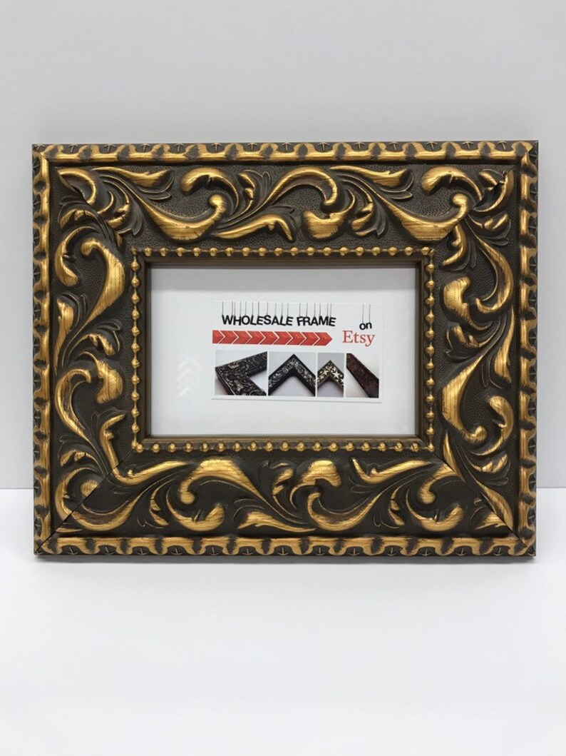 Gold Ornate Picture Frame 3x5 4x6 5x7 8x10 11x14 16x20 Etsy