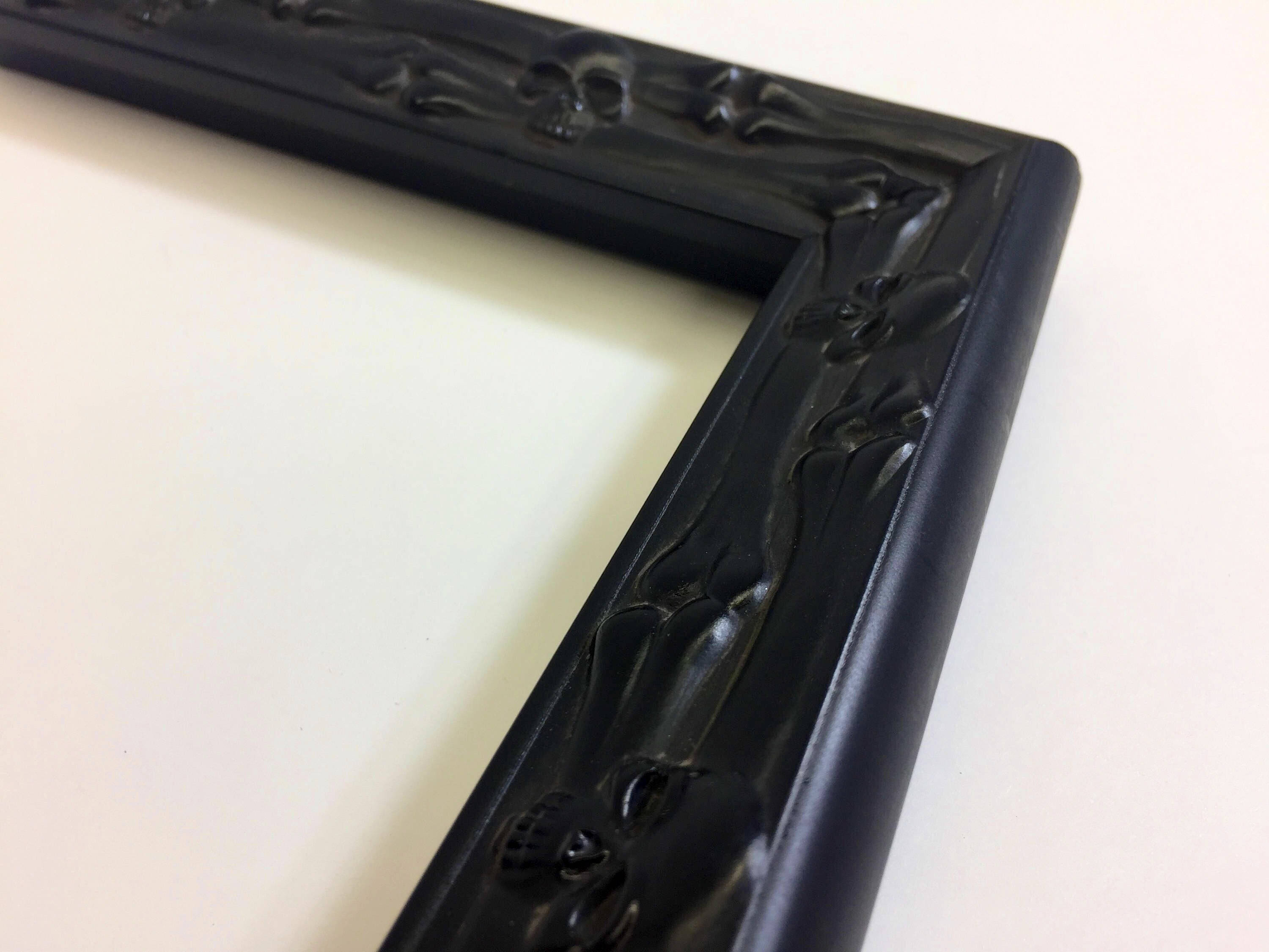 Skull & Bones Picture Frame Black Skull Frame 3x5 4x6 5x7 Etsy